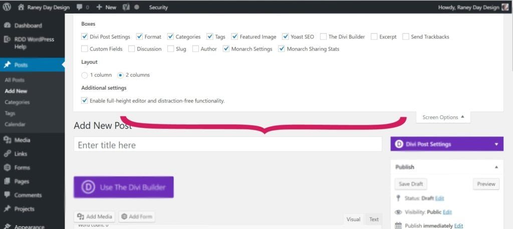 WordPress Wednesday Tip #8 – Using Screen Options WordPress Wednesday #8 - Using Screen Options
