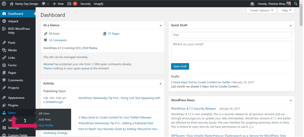 WordPress Wednesday Tip 15: Resetting Your WordPress Password