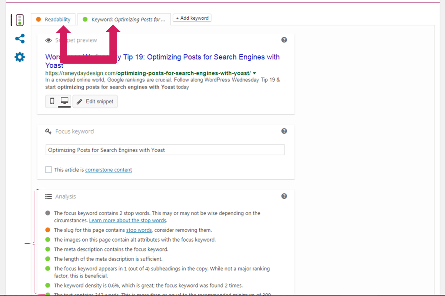 optimize blog posts for search engines using yoast
