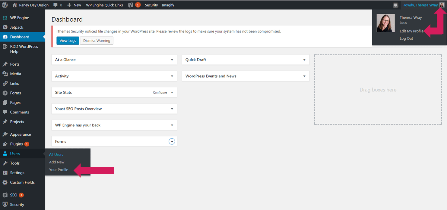 How to Update Your User Profile in WordPress How to update your user profile in wordpress