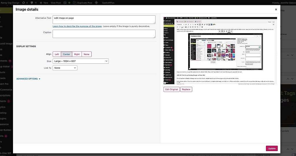 “adding alt-text” to existing image